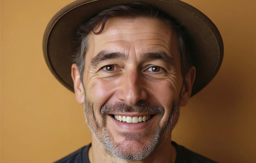 Before – original portrait