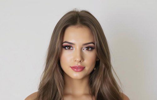 Original young face — age progression comparison